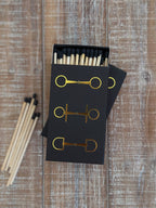 Black Oversized Horse Bit Matches