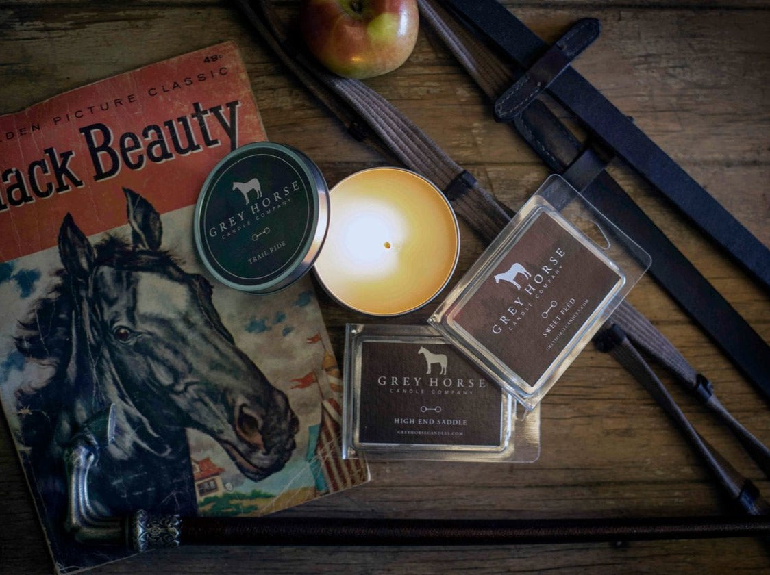 High End Saddle Candle