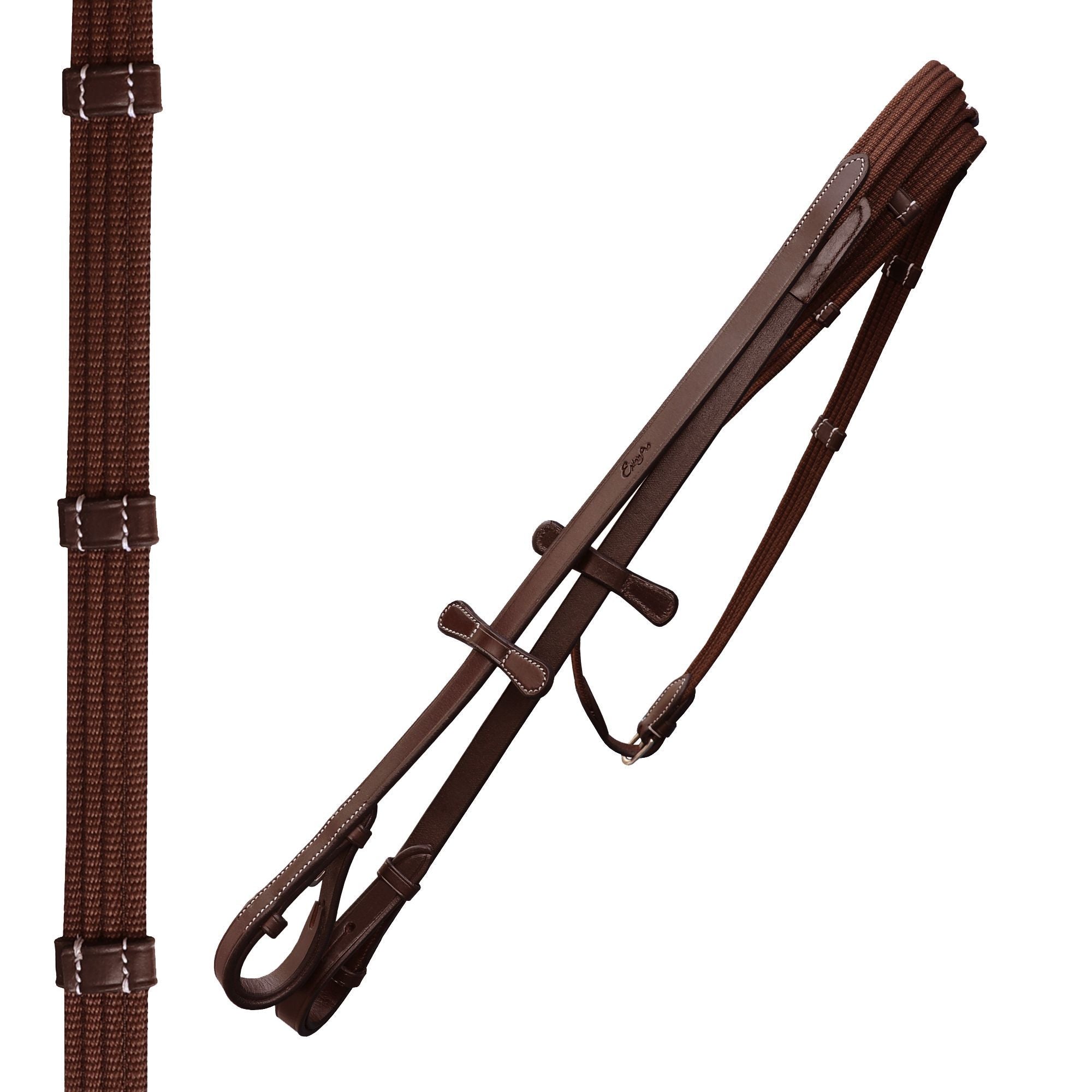 ExionPro Broad Wave Shape Designer Fancy Dressage Bridle & Web Reins