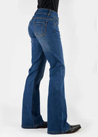 Stetson 816 Classic Stretch Boot Cut (Dark Wash) - Women's Jeans