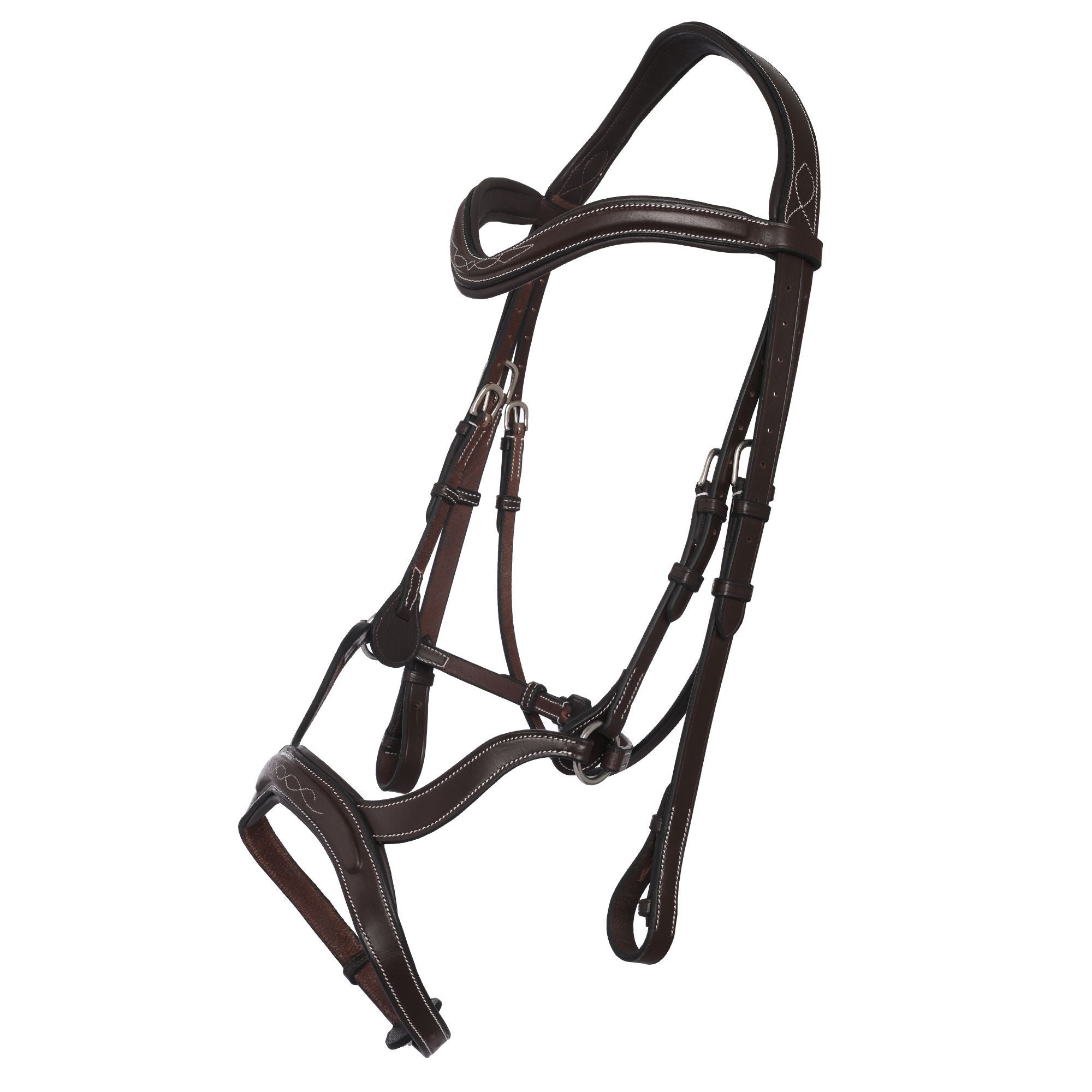 ExionPro Anatomical Drop Noseband Bridle with Reins