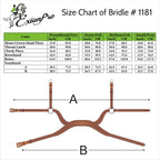 ExionPro Anatomical Drop Noseband Bridle with Reins