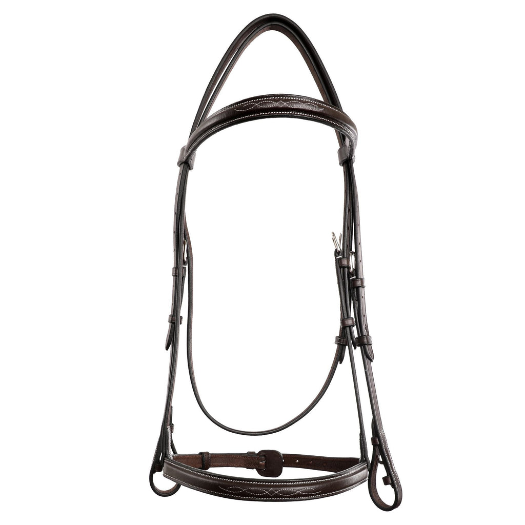 ExionPro Traditional Hunter Bridle With Laced Reins