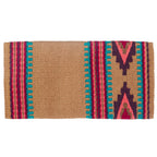 1470-2 Risen 36x34 New Zealand Wool Saddle Blanket