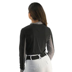 Cool and Comfortable Black Sun Shirt with Glitter Bars