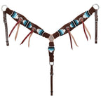 Pony Teal Hollow Mohair One Ear Headstall and Breastcollar Set