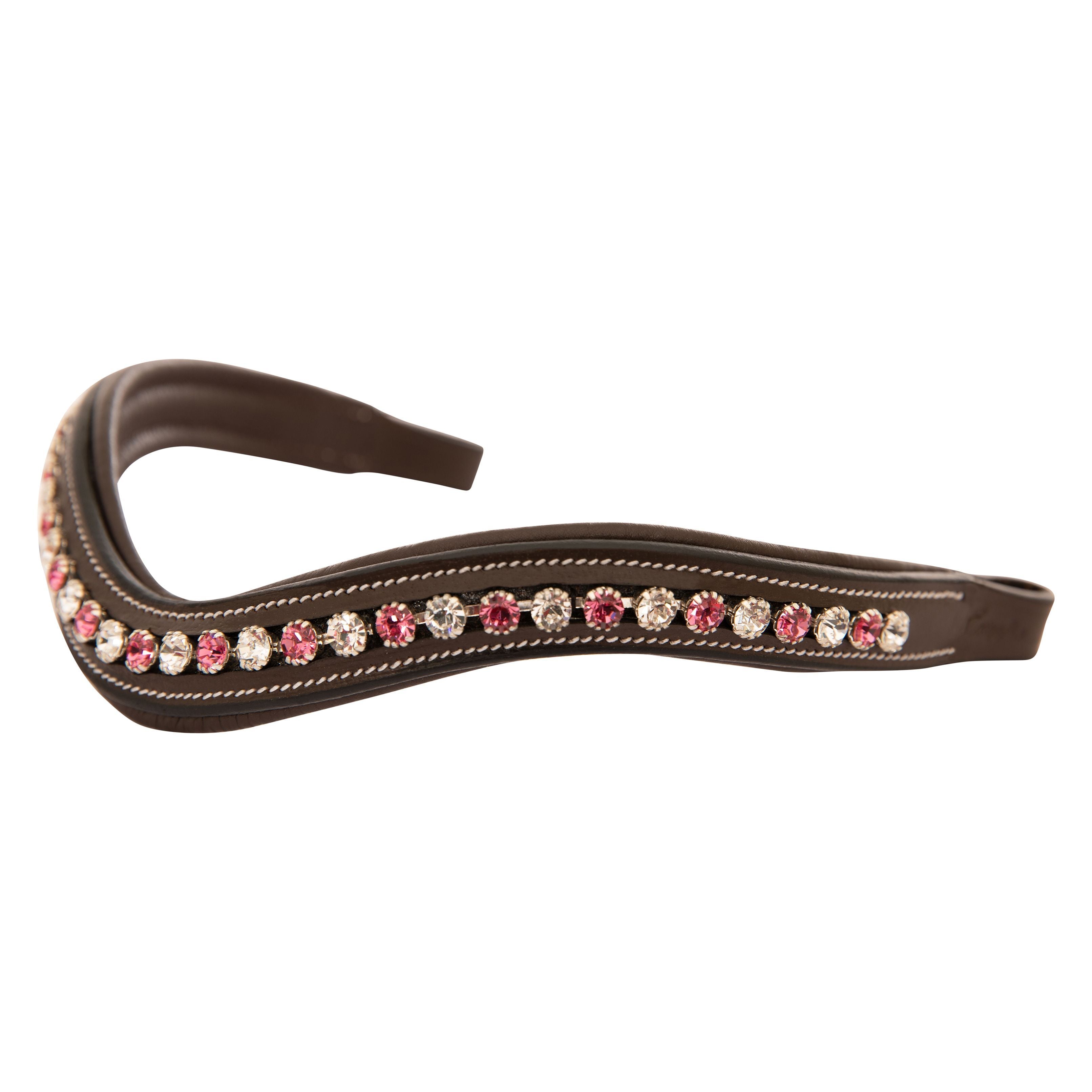 ExionPro Designer White & Pink linked Crystal Browband