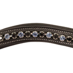 ExionPro Designer Black & Turquoise Blue Crystal Browband