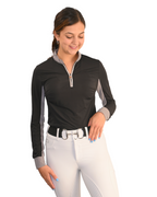 Cool and Comfortable Black Sun Shirt with Glitter Bars