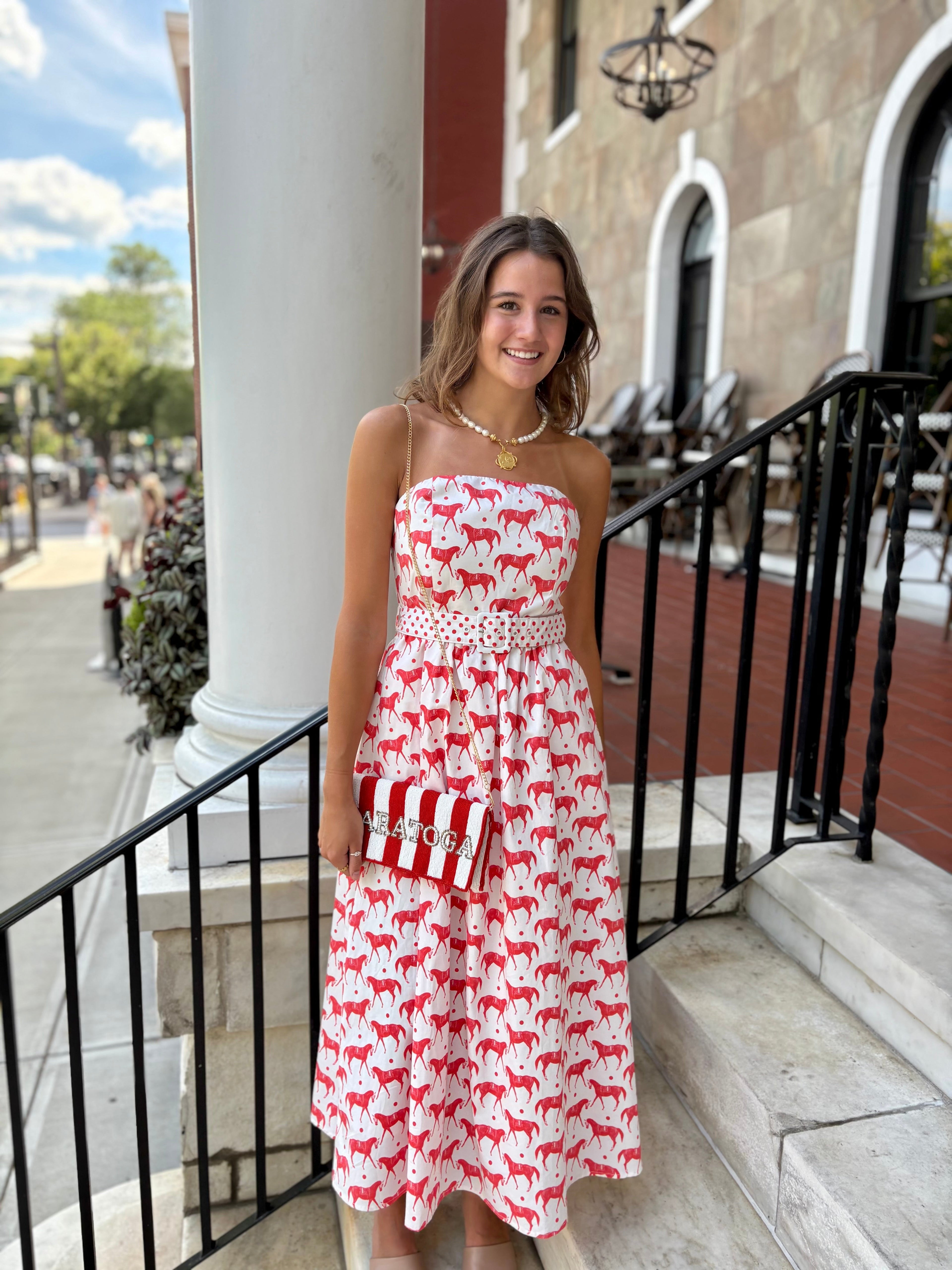 Belted One Horse Dress