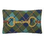 Gingham Buckle Hook Pillow