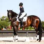 B&W - White Saddle Pad Set