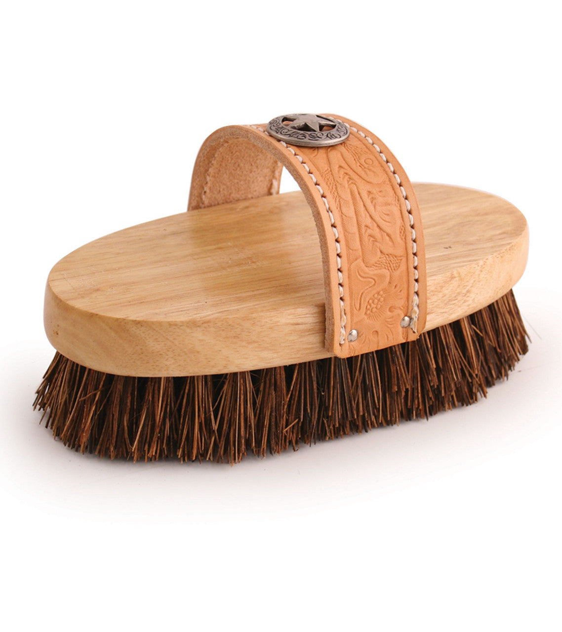 Legends™ Oiled Palmyra Western-Style Mud Brush