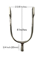 AJ Tack Ladies Stainless Steel Prince of Wales English Spurs