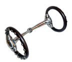 AJ Tack Silver Dot Sweet Iron Snaffle Miniature Horse Bit