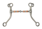 AJ Tack Tom Thumb Snaffle with Roller Bit