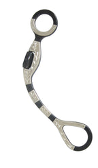 AJ Tack Medium Port Bit with Engraved Cheeks