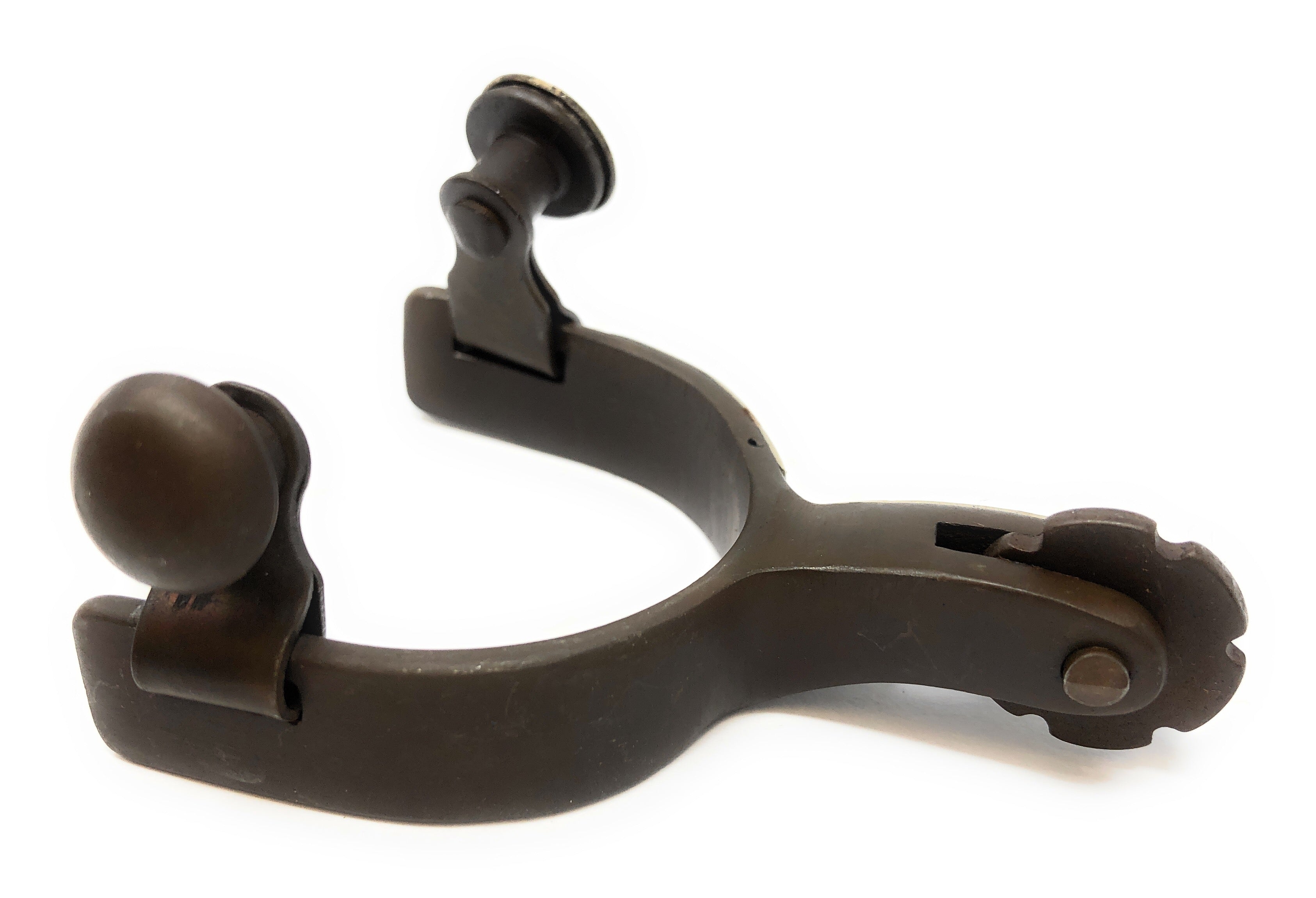 AJ Tack Baby Antique Brown Star Spurs