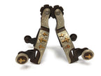 AJ Tack Baby Three Crosses Show Spurs & Spur Straps Set