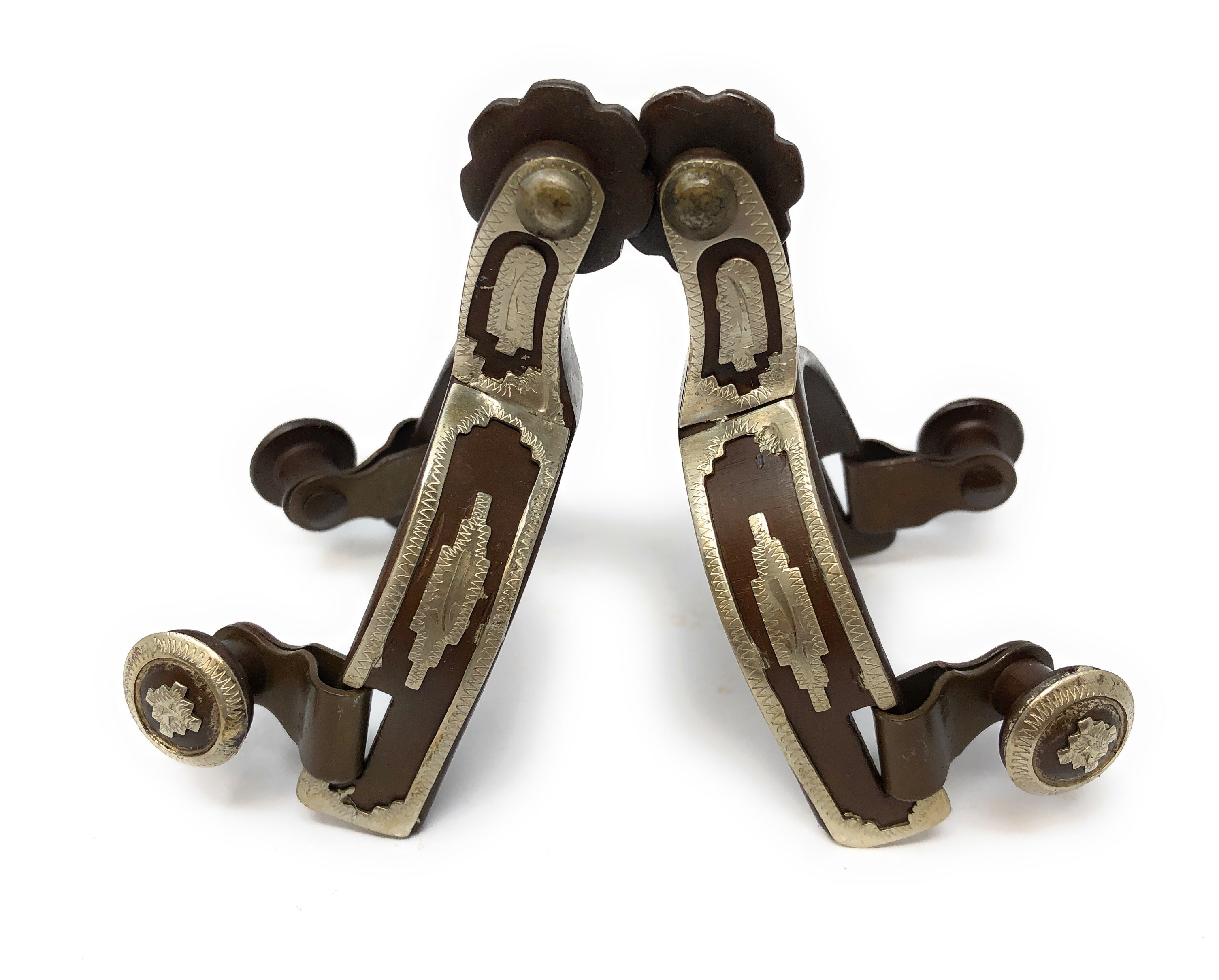 AJ Tack Baby Southwest Show Spurs & Spur Straps Set