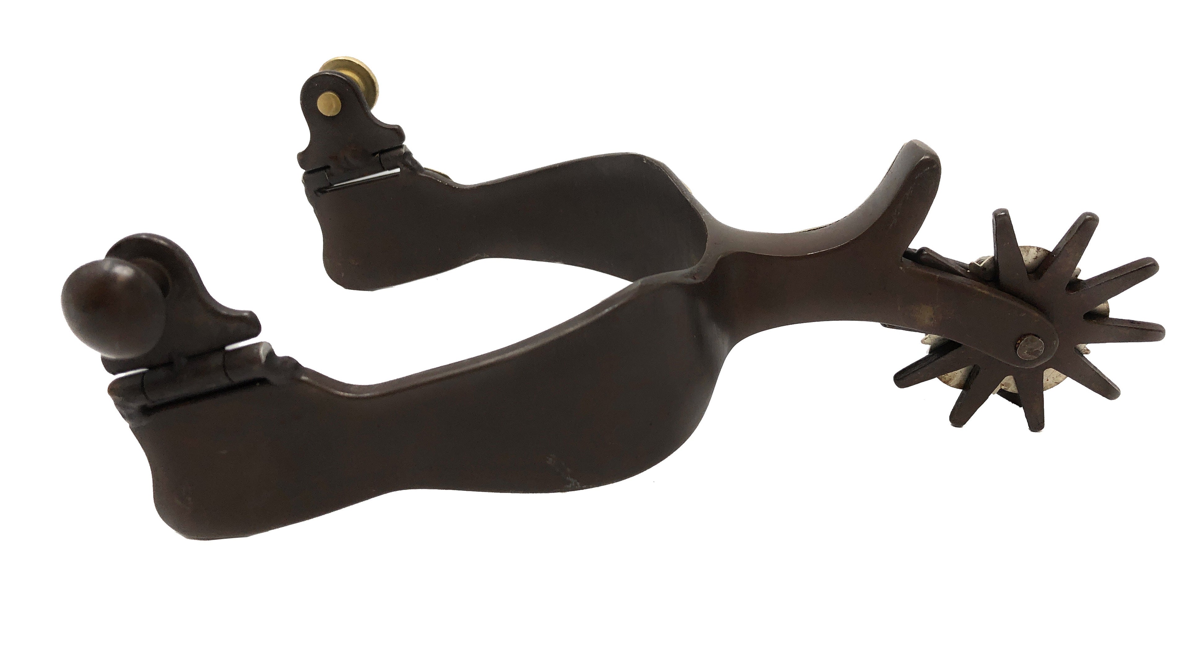 AJ Tack Men's Horse Shoe and Star Spurs