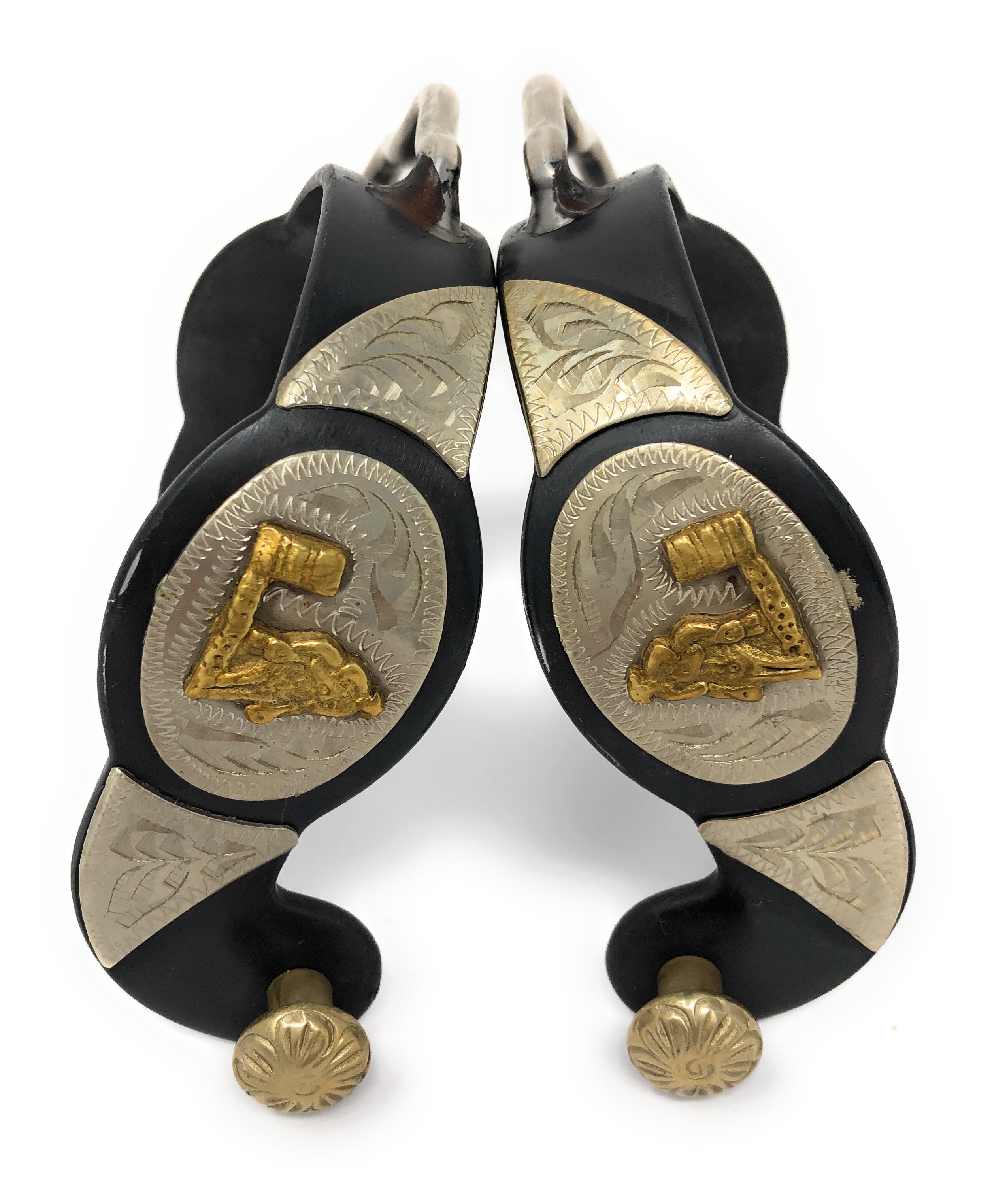 AJ Tack Men's Barrel Racer Bumper Spurs