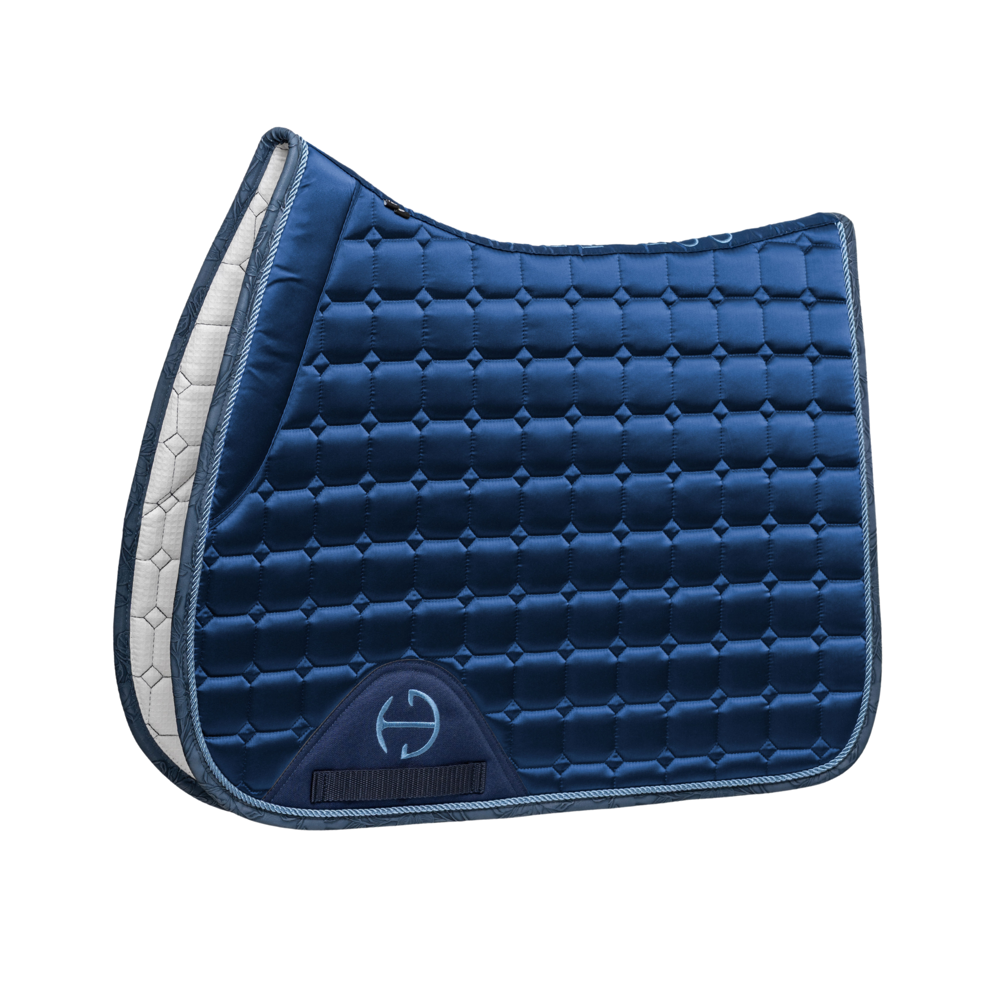 Satin Classic Jump Saddle Pad - Prussian Blue