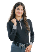 Cool and Comfortable Black Sun Shirt with Glitter Bars