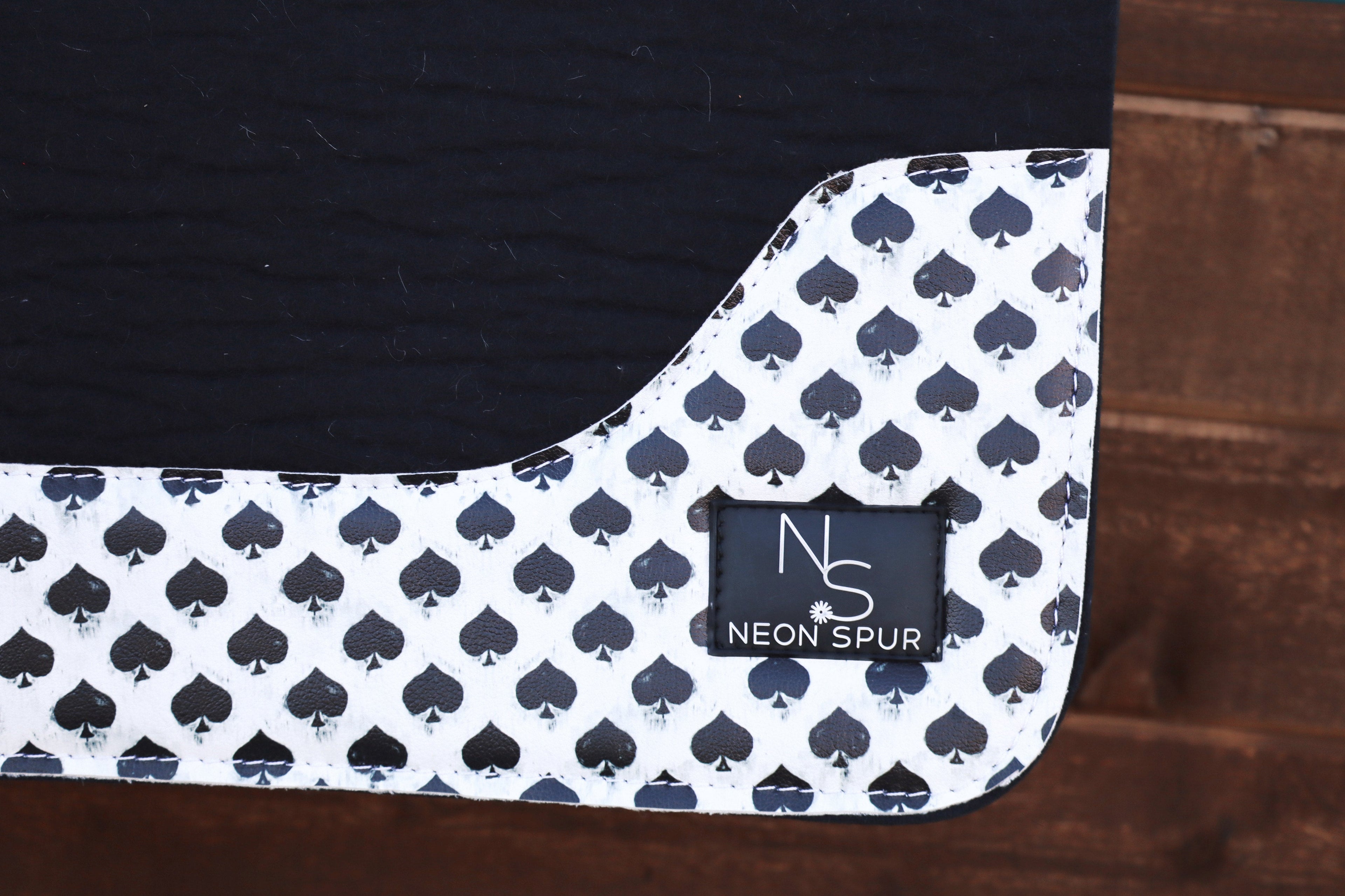 Smokin Spades Premium Wool Saddle Pad