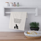 Quarter Horse Barrel Racing Tea Towels, Funny Kitchen Linens, Gift for Horse Lovers, Unique Home Decor, Cowboy Kitchen Accessories