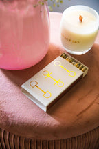 White Oversized Horse Bit Matches