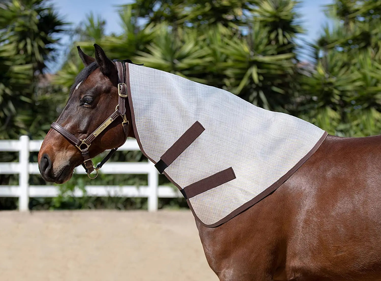 Kensington Horse Protective Neck Cover - Pairs with Fly Sheet - 73% UV Blocking