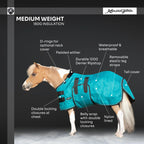 Kensington Mini 180G Medium Weight Horse Winter Turnout Blanket - Waterproof & Breathable