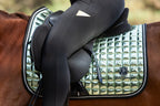 Green Lily Saddle Pad Set