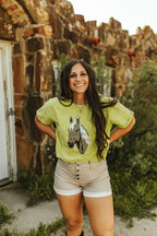WILD HORSES GRAPHIC TEE