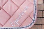 Powder Pink Suede Saddle Pad Set