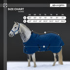 1200D Heavyweight 300g Horse Winter Turnout Blanket - Waterproof & Breathable