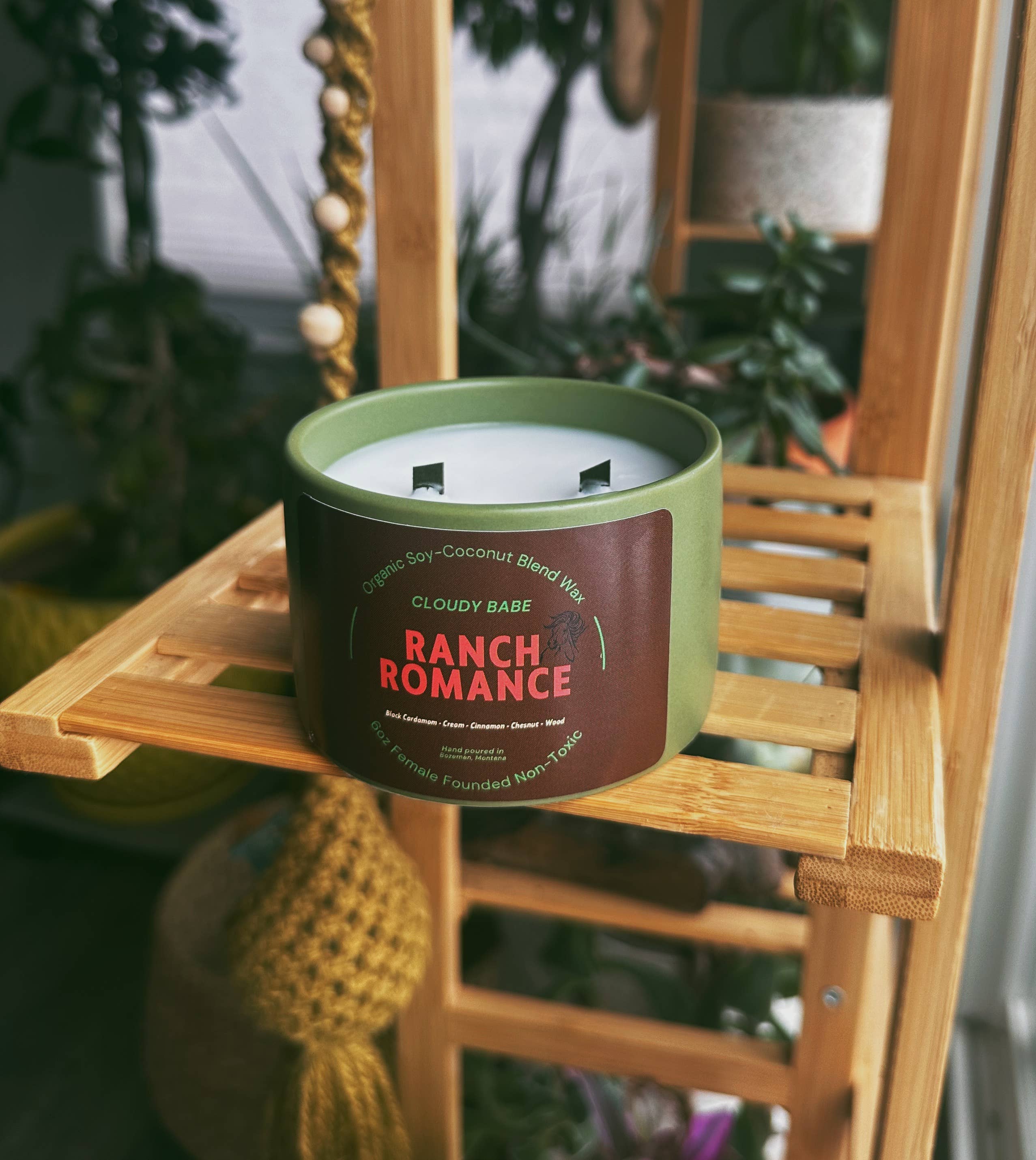 Ranch Romance Wood Wick Candle 6 oz
