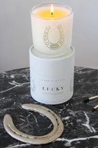 Horseshoe Soy Wax Candle - Lucky 