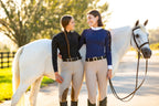 Navy Longsleeve lace with zip front