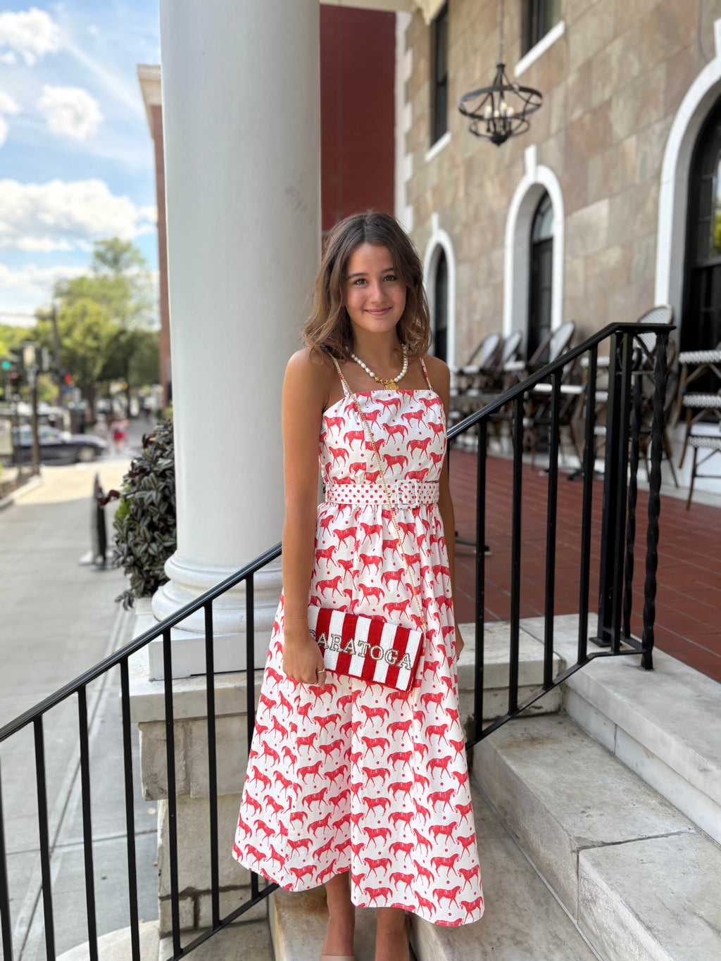 Belted One Horse Dress