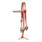 AJ Tack Harness Leather Browband Headstall