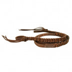 AJ Tack Oiled Braided Rattlesnake Roper Reins - 5/8in x 8ft