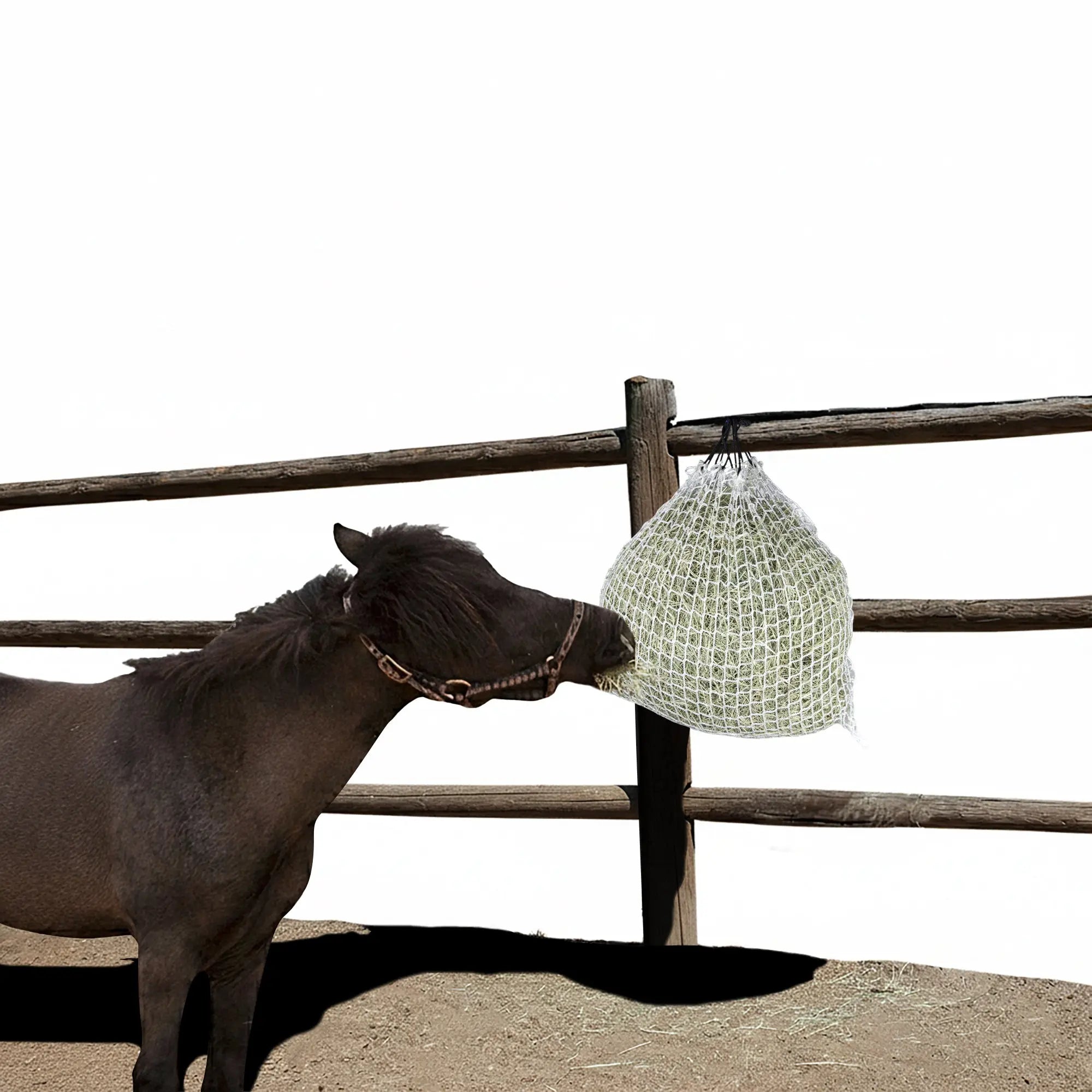 Freedom Feeder Trailer/Mini Hay Net - Slow Feed Hay Net - 2 Flake  - 3 Size Mesh Options