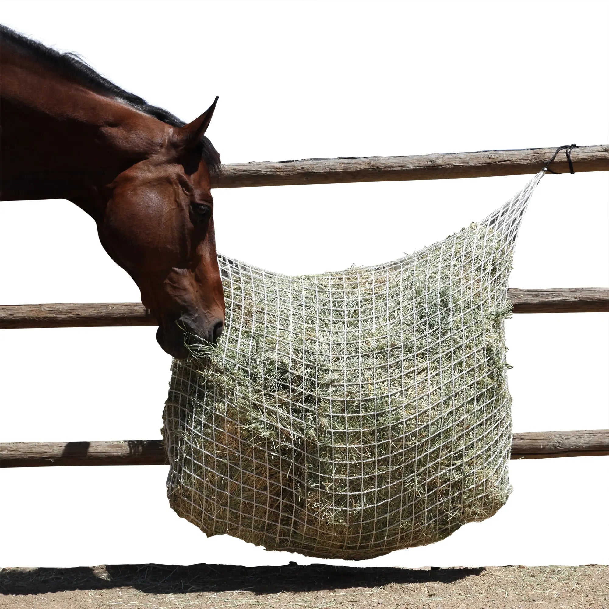 Freedom Feeder Extended Day Net - Slow Feed Hay Net - 2 String Bale - 3 Size Mesh Options