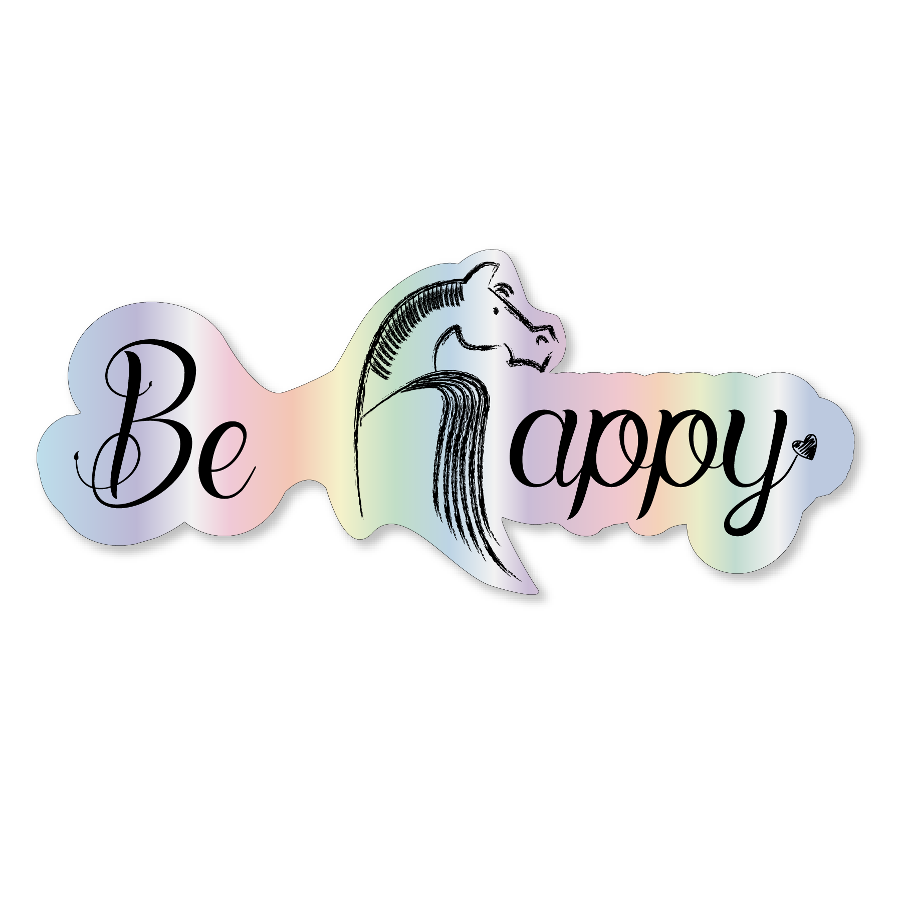 Be Happy Sticker