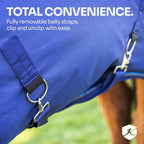 1200D Heavyweight 300g Horse Winter Turnout Blanket - Waterproof & Breathable