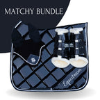 Black Ink Saddle Pad Set