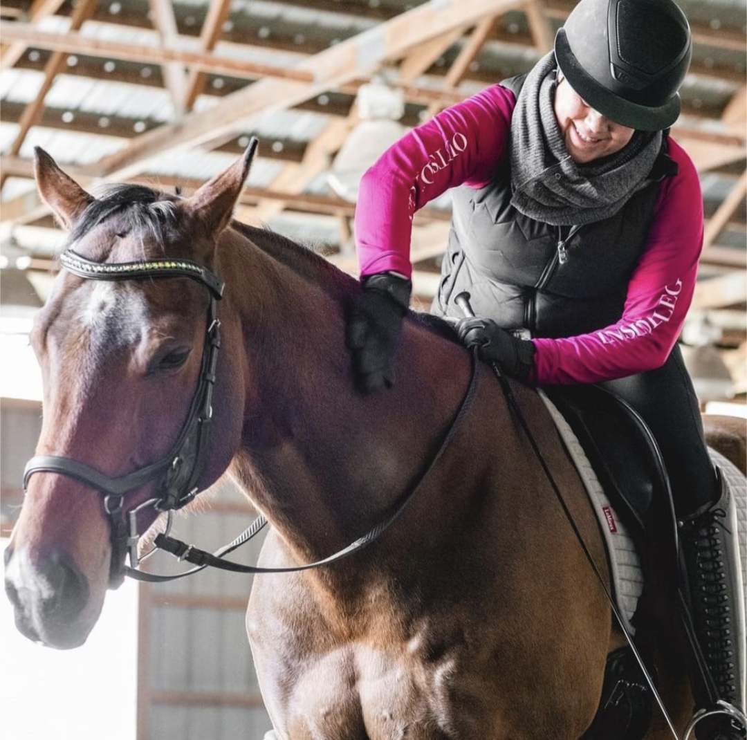 Inside Leg Outside Rein Baselayer: Boysenberry