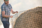 Livestock Round Bale Hay Net - 3" Holes